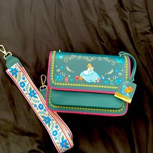 Cinderella Loungefly cross body used